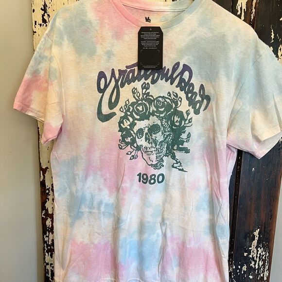 NWT Grateful Dead Junk Food tie dye retro T-shirt. Size M - Picture 1 of 7
